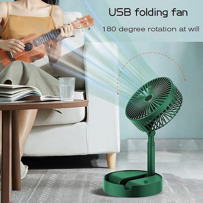 Powerful Rechargeable Table Fan